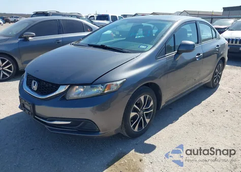 2013 Honda Civic Ex из США, поврежденный, VIN 19XFB2F81DE067958